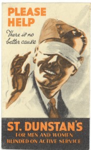 St Dunstan's Appeals envelope from the 1940s by kind permission of Blind Veterans UK