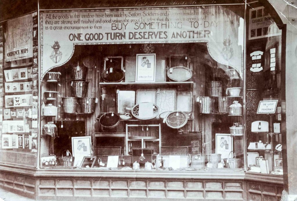 St Dunstan's shop window