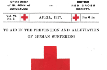 Front cover of the Indian Ambulance Gazette