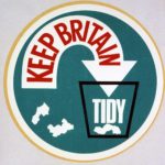 Poster showing the logo of Keep Britain Tidy campaign
