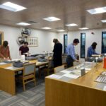 Exploring documents at the Cadbury Research Library, Birmingham University